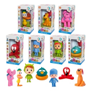 BAMBULUÁ Kit 2 Bonecos Infantil Brinquedo Turma Pocoyo Pato Elly Fred Nina Sonequita Loula Original em Oferta na Shopee