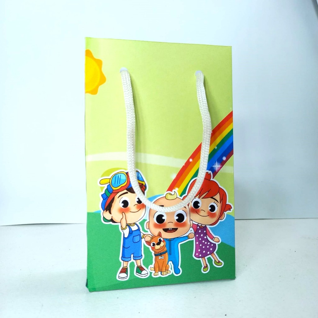 Sacolinha Surpresa Personalizada Cocomelon | Lembrancinhas | Festa | Aniversário | PEGUE E MONTE