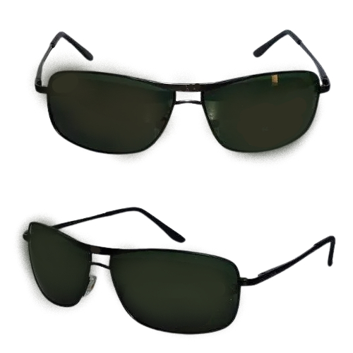 Óculos de Sol Masculino General 8013 Preto Lentes ...