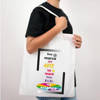 Bella Gis Sacola Ecobag Bolsa Personalizada Ecológica Logo Marca Arte  Foto Nome  Imagem Estampa em Oferta na Shopee