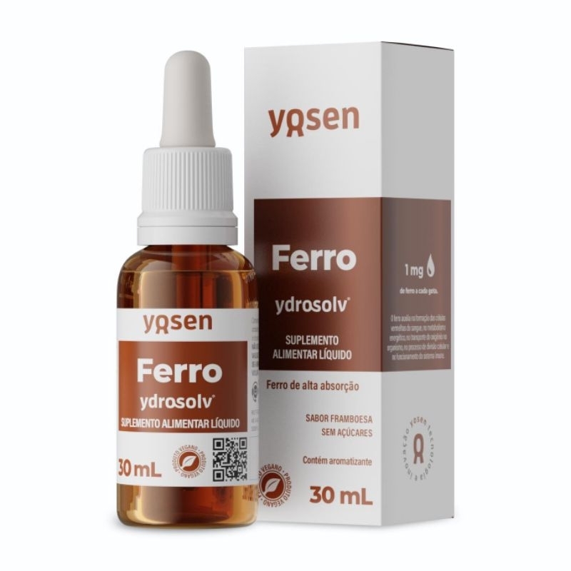 Yosen ferro Ydrosolv® 30ml iron líquido