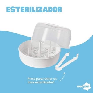 ESTERILIZADOR PARA MICROONDAS MAMADEIRA NEOPAN em Oferta na Shopee