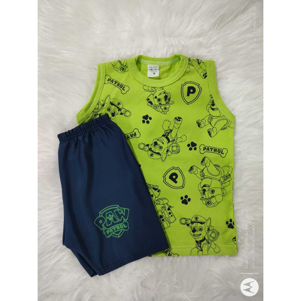 Conjunto roupa de menino infantil personagem herói