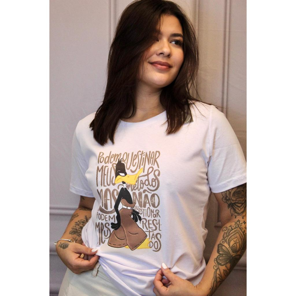 Blusa Feminina T-Shirt Patolino Algodão 100%