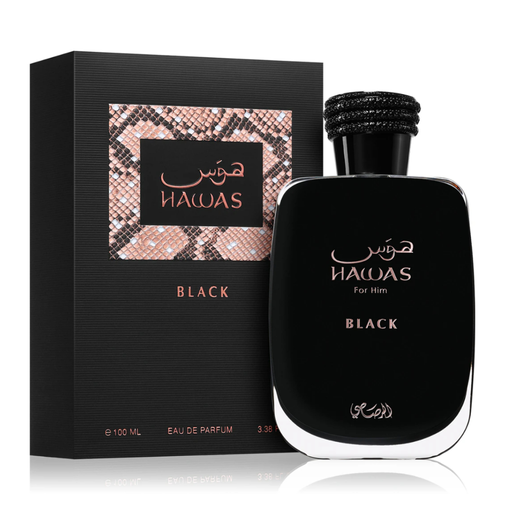 Perfume Hawas Black Rasasi Eau de Parfum - 100ml