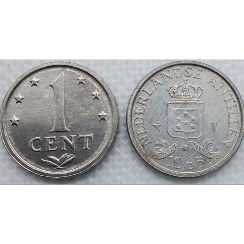 Moeda Antilhas Holandesa - 1 Centavos - 1985 - FC