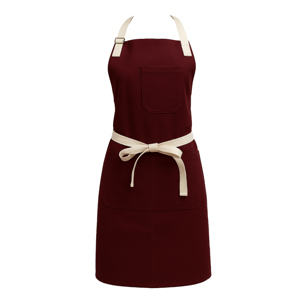 Avental Sarja  Algodão Restaurante Cafeteria Chef Bar Cozinha Barista Cozinha