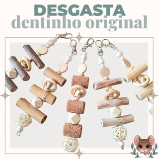 Desgasta Dentinho Original | brinquedo de roer | enriquecimento ambiental para ratos e outros roedores | rato twister em Oferta na Shopee
