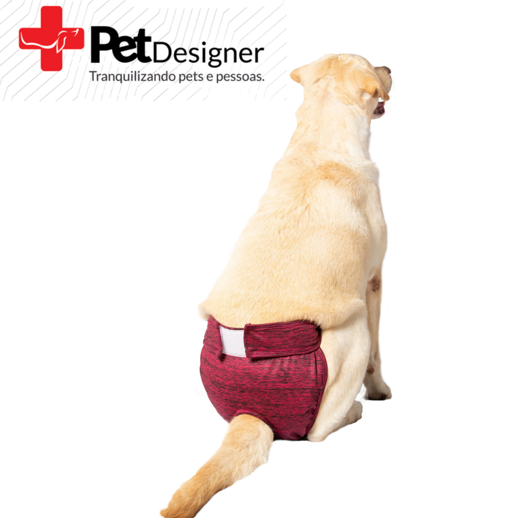 Fralda Ecológica Reutilizável Para Cadelas Conforto E Proteção Incontinência Cio E Treino em Oferta na Shopee