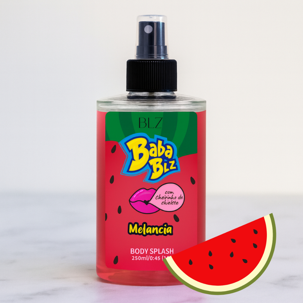 Body Splash Corporal com Cheirinho de Chiclete de Melancia 250ml