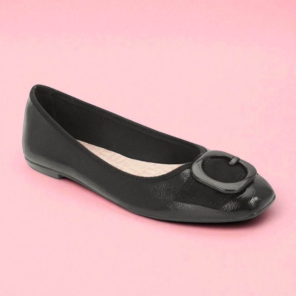 Sapatilha Feminina Moleca Fivela Básica Social Casual Sapato Confortável 5729134