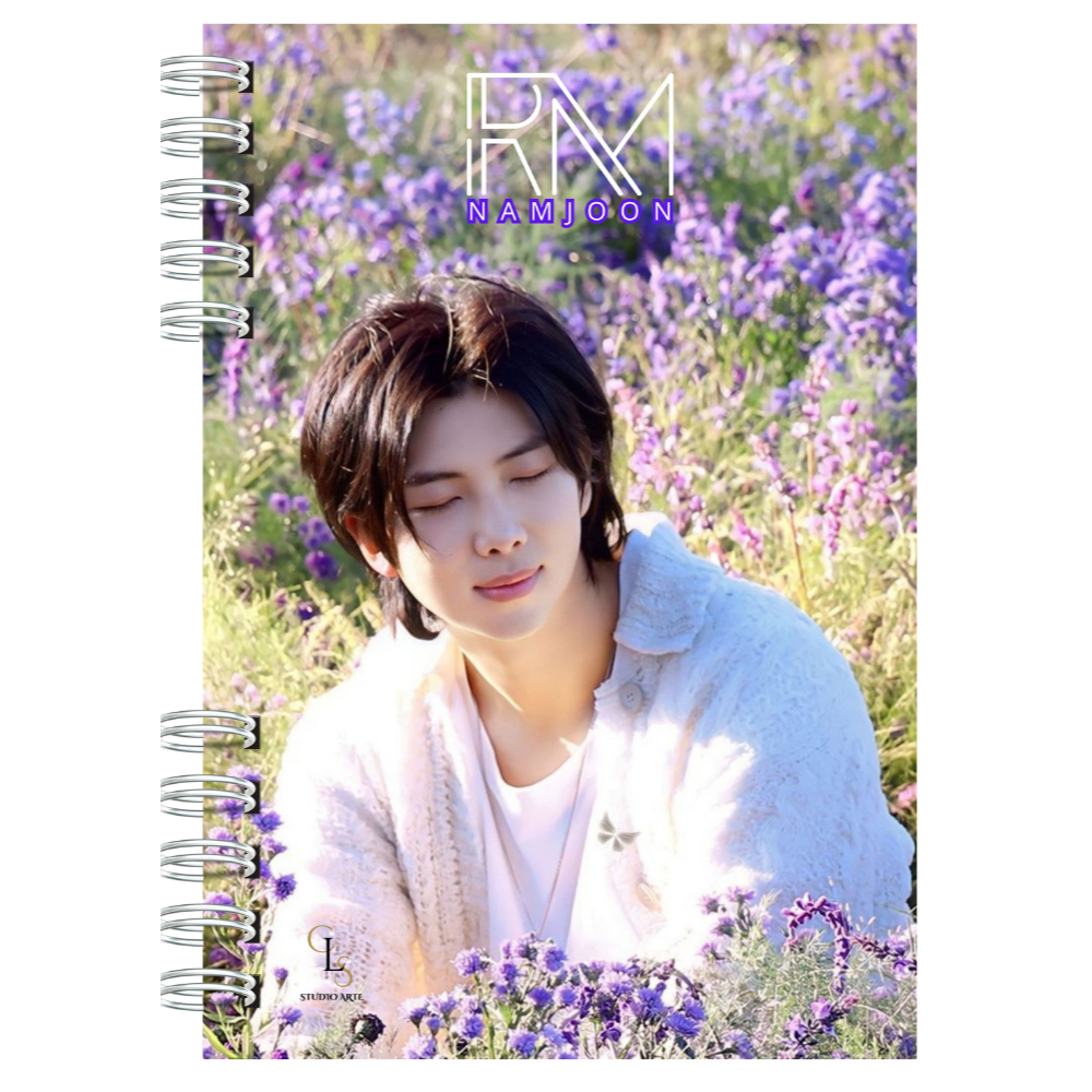 Namjoon RM Caderno Tam.A5 Wild Flower Kpop