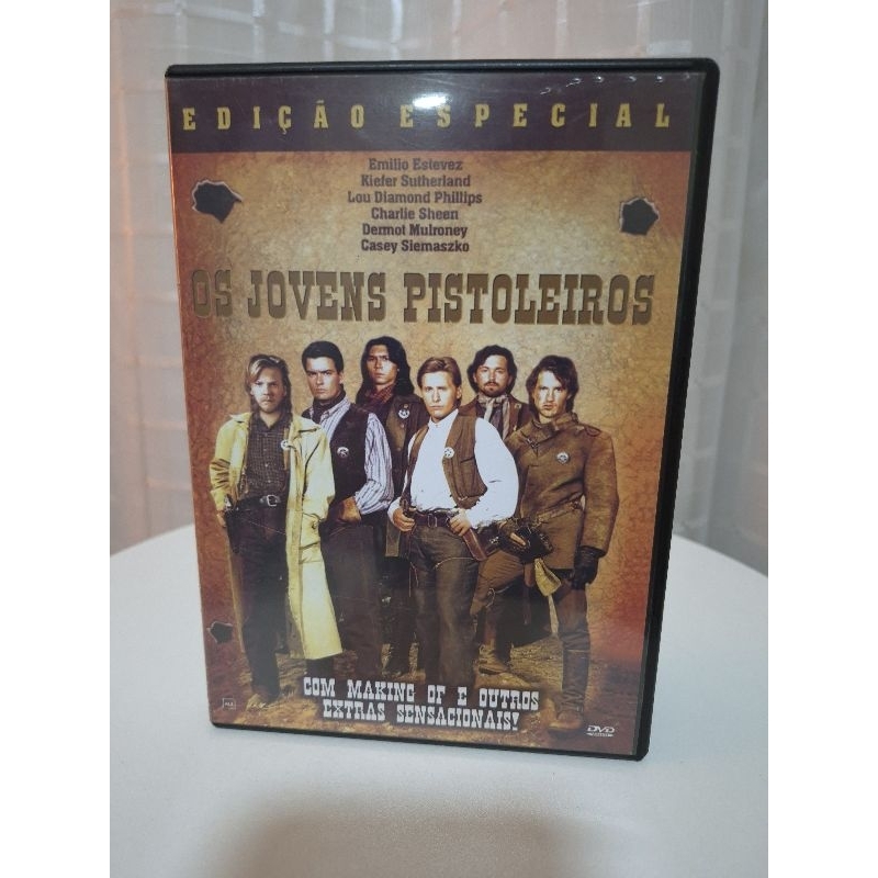 DVD Raro Os Jovens Pistoleiros – Edição Especial (Young Guns) legendado Faroeste Clássico