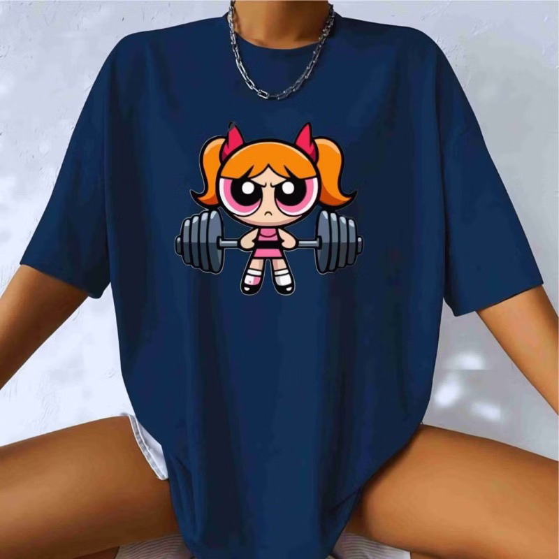 Camiseta Blusa T-Shirt Academia Super Poderosas Florzinha 100% Algodão Premium Lançamento OFERTA