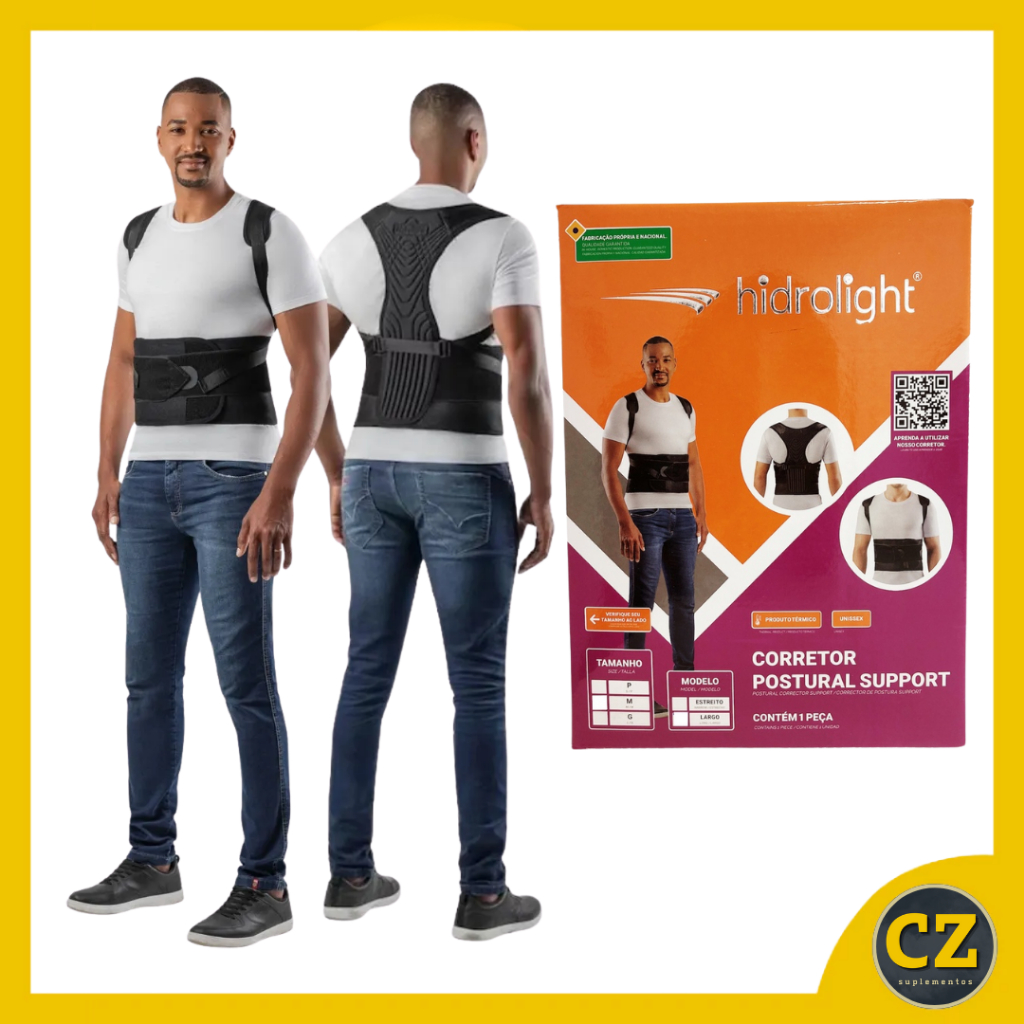 Corretor Postural Support Estreito - Hidrolight