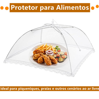 Protetores Tela Mosquiteiro Alimentos Fruta E Bolo Protetor Alimentos Tela Protetora Tampa Proteto 43cm 34cm em Oferta na Shopee