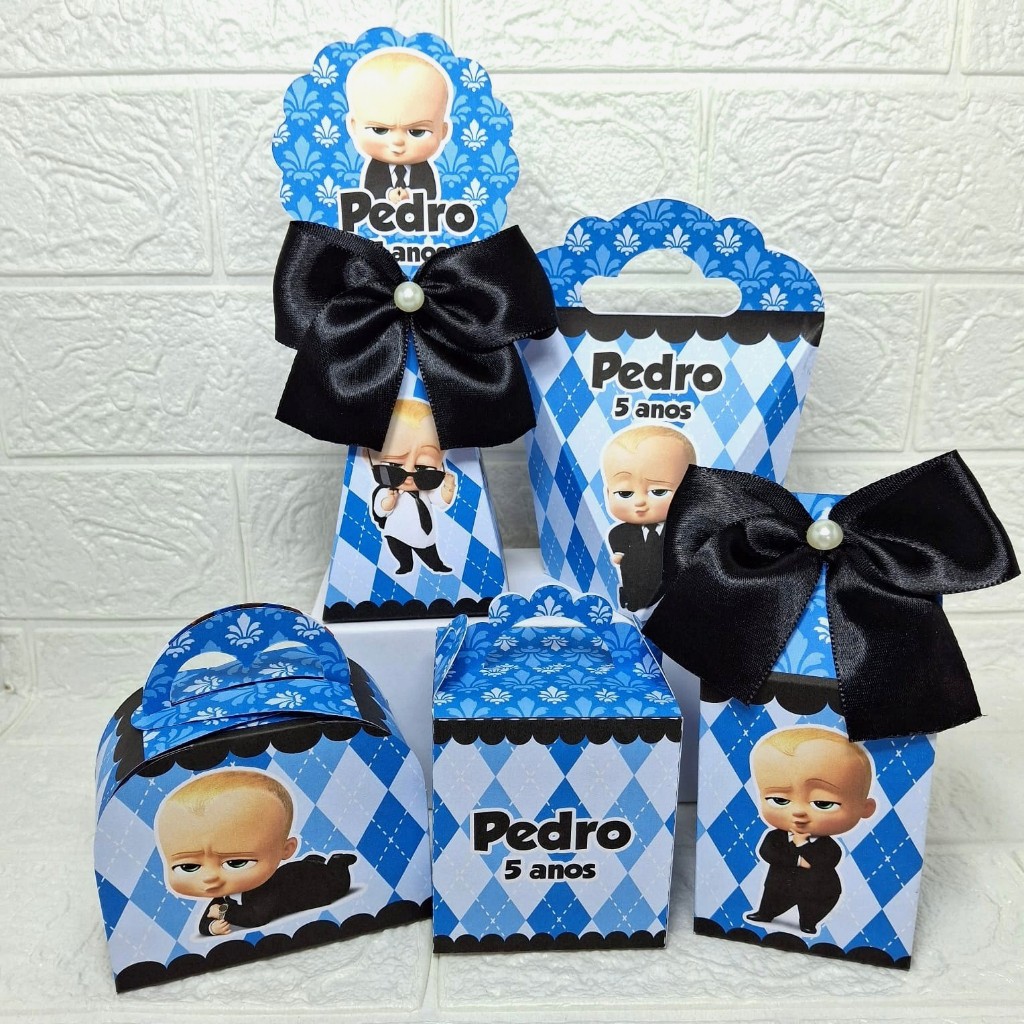 Kit Festa Personalizado O PODEROSO CHEFINHO - PEG E MONTE - Caixinhas- lembrancinhas