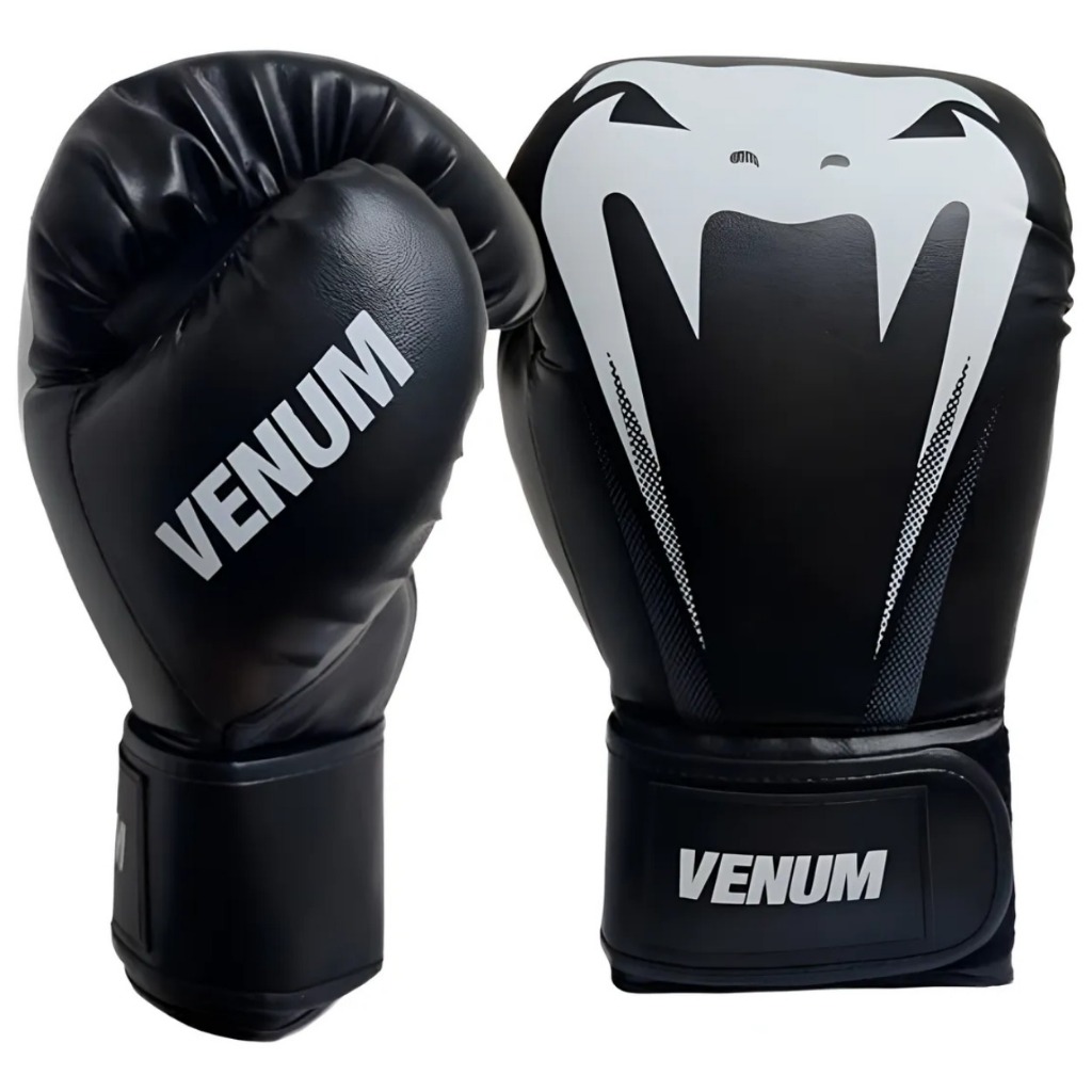 LUVA DE BOXE MUAY THAI KICKBOXING VENUM GIANT LOGO STICHER DARK