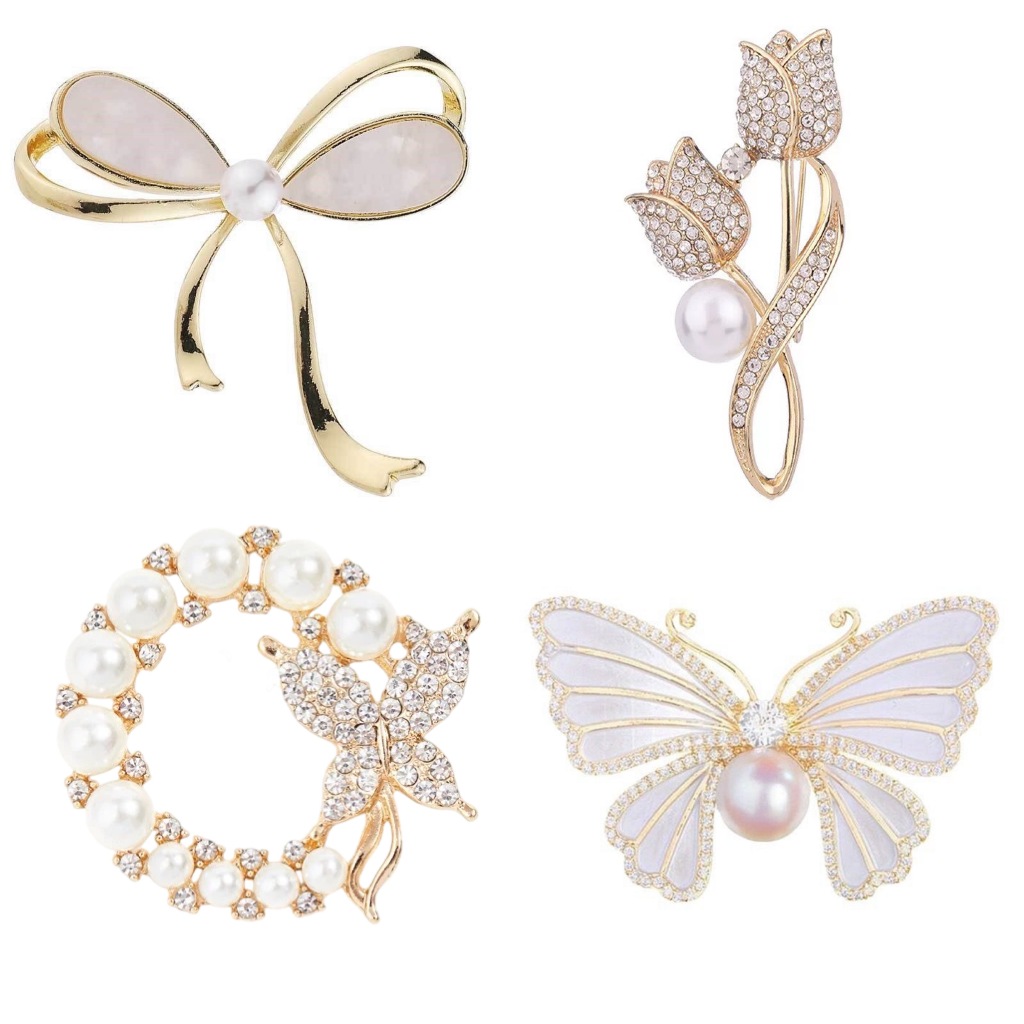 4 Unidades Broche Feminino Doce Vida em Oferta na Shopee