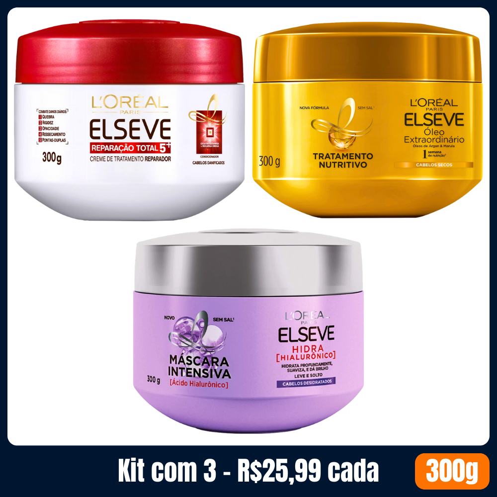 Máscara Capilar Elseve Hialurônico: Onde Comprar | BuscaProdutos