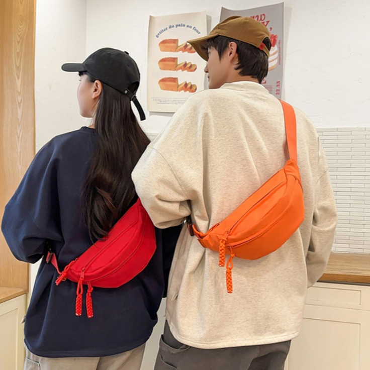 Pochete Crossbody Unissex Impermeável Compacta Leve e Funcional - Ideal para Dia a Dia e Viagens