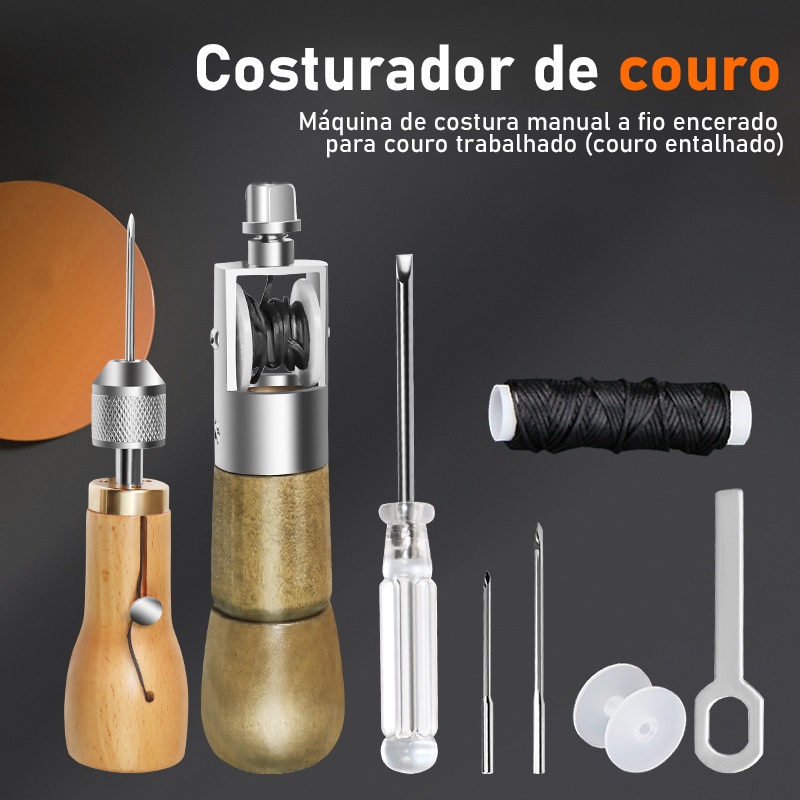 ferramentas costura de couro kit de costura artesanal DIY