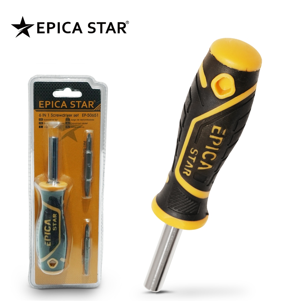 Kit Chave de Fenda 6 em 1 - Para Eletrônicos, Móveis e Reparos em Oferta na Shopee