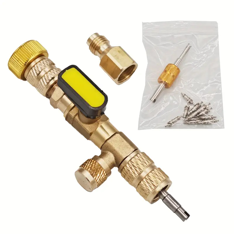 Kit 4 pçs Extrator de válvula schrader Ar Condicionado Automotivo freezers refrigeradores Trak 1/4 5/16 gases