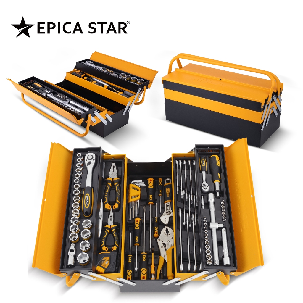 Kit Ferramentas 95 Peças - Conjunto Completo Profissional c/ Maleta Organizadora em Oferta na Shopee