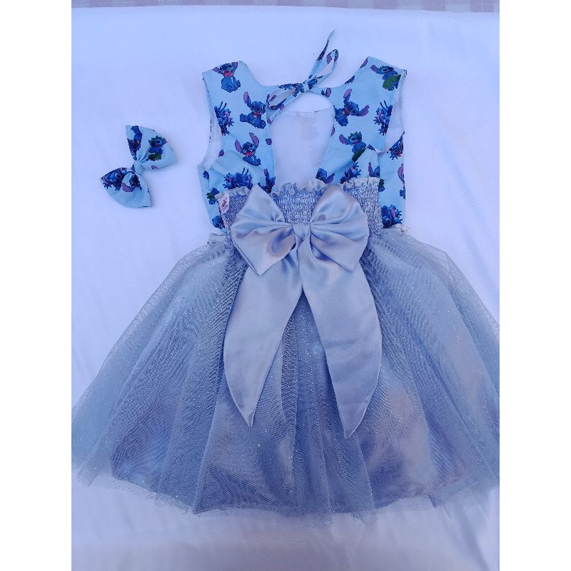 vestido infantil do Lilo & Stitch tamanho vestido temático