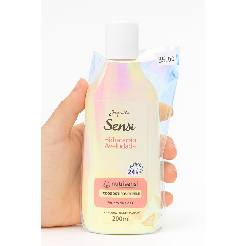 1 Desodorante Hidratante Jequiti Sensi Corporal Hidratação 200ml