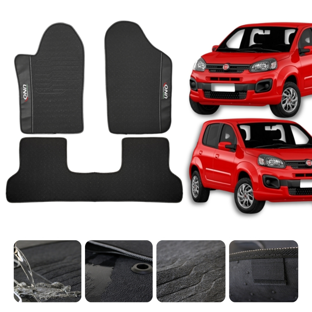 Tapete carro Uno 2014 15 16 17 18 19 20 21 Vivace Way Sporting Economy Completo Inteiriço Sob Medida