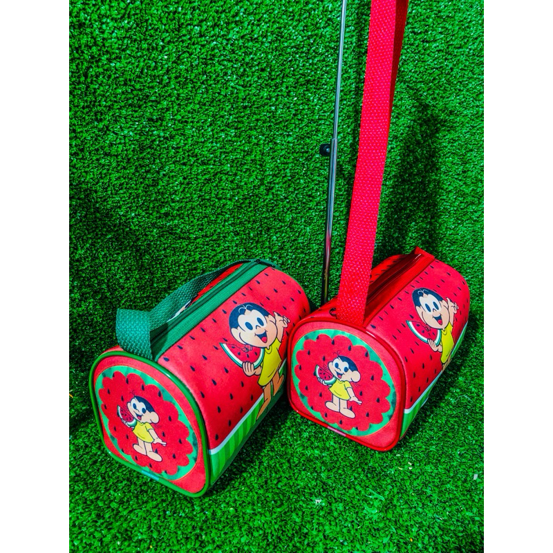 kit 10 bolsinha bau personalizada, 20x12 alca de 1mt todos os temas já prontos