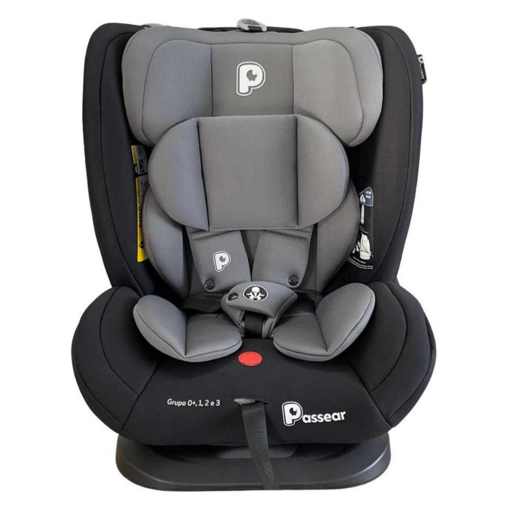 Cadeira para Auto/Carro Passear 360º com Isofix 0 à 36kg 5 Posições Inclinação Segura e Confortável