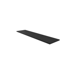 Prateleira Flutuante 120x15 15mm Preto Com Suportes
