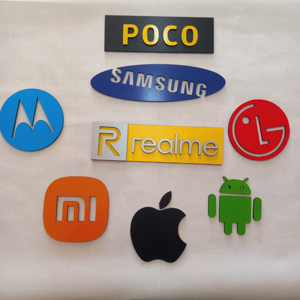 Logo Colorida Marcas de Celulares e Eletrônicos Manutençao de Celular — R$ 69,90 em Shopee