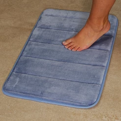Tapete de Banho Antiderrapante 40x60cm – Absorvente, Macio e Decorativo para Banheiro
