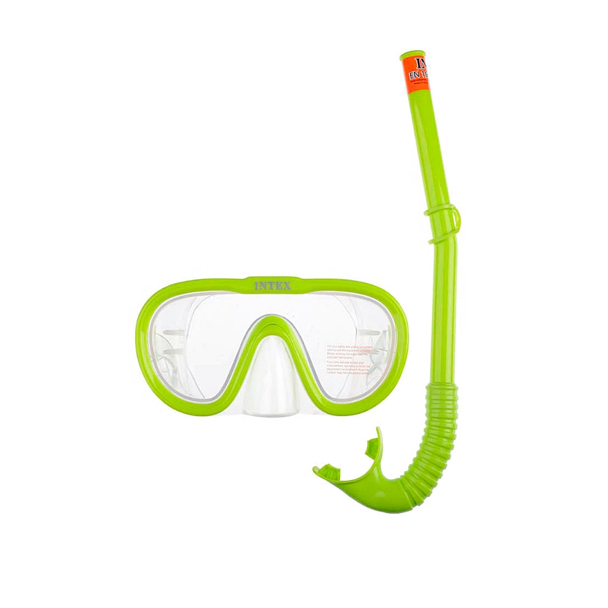 Kit Máscara de Mergulho Com Snorkel Juvenil Play Aventura Aquaflow  8+ - Intex 55642