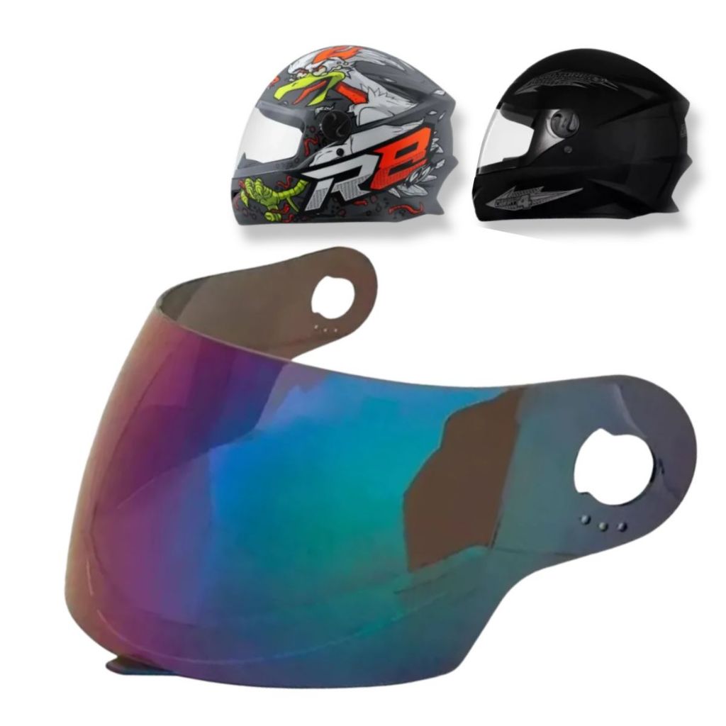 Viseira Capacete Liberty 4 Liberty 5 R8 Air 2.2mm Antirrisco em Oferta na Shopee