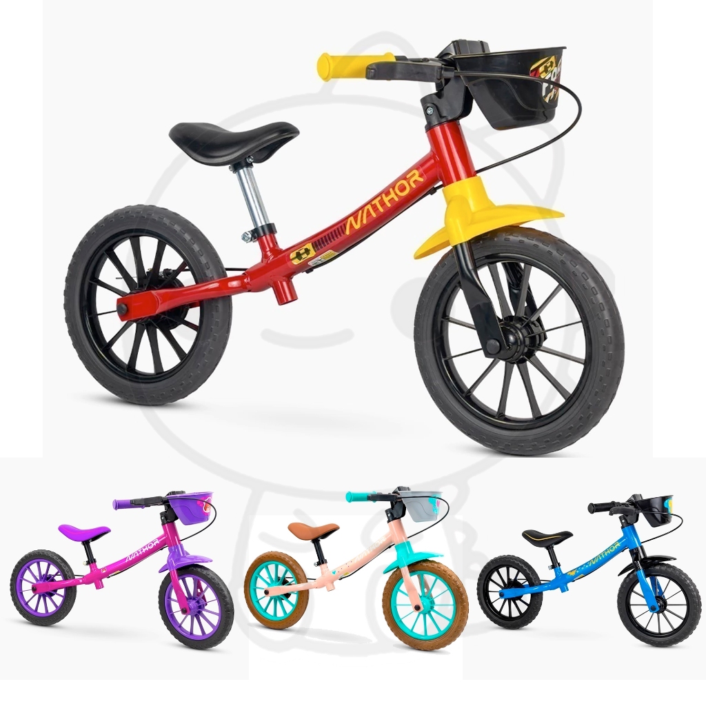 Bicicleta De Equilibrio Infantil Balance Nathor em Oferta na Shopee
