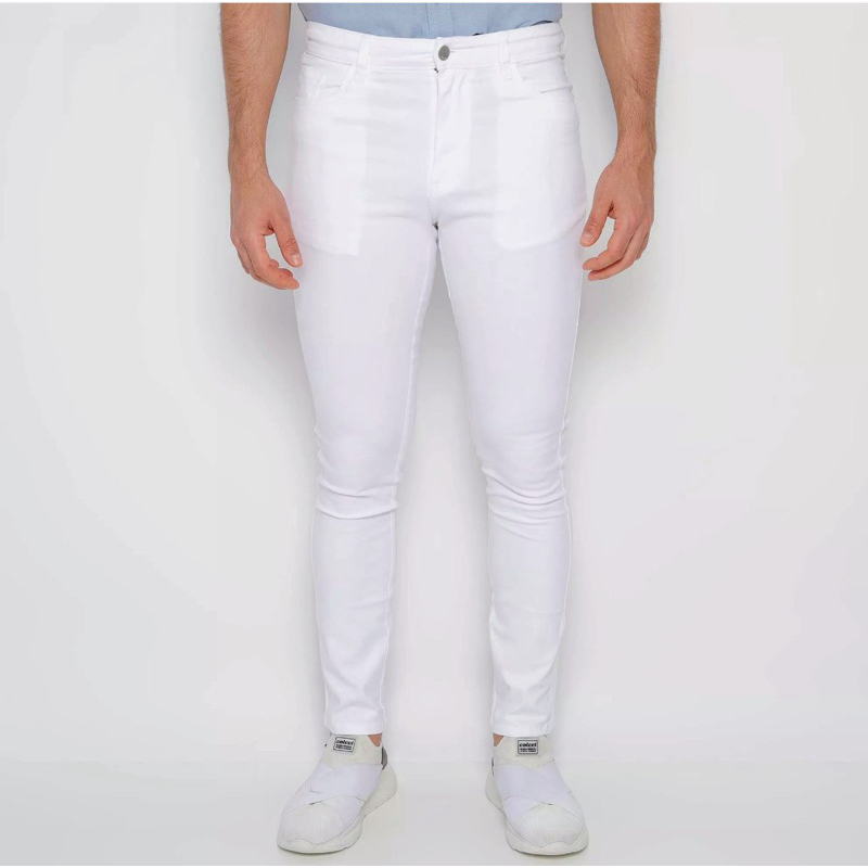 Calça Sarja Justa Com Elastano Skinny Hering