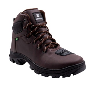 Bota Coturno Moto Trabalho Sandrini Dia Dia Couro Masculina em Oferta na Shopee