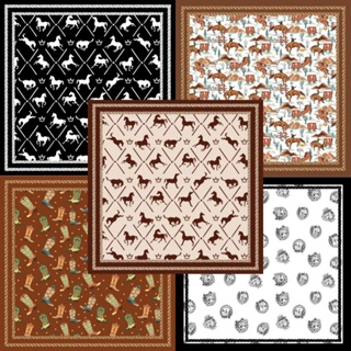 Kit 5 Lenços country 70x70 tecido sedinha macia corte a laser, ideal para quem busca estilo, conforto e versatilidade em Oferta na Shopee