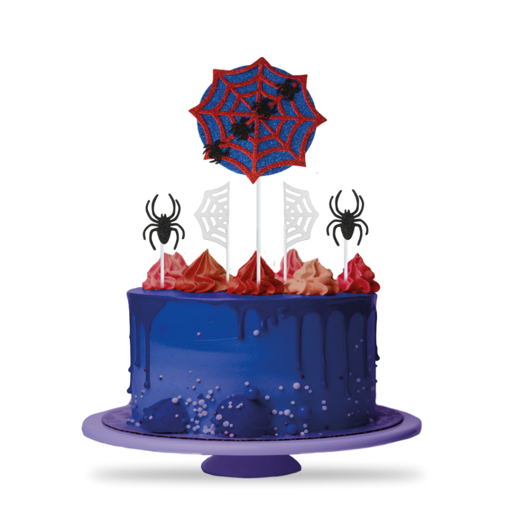 10 Topos De Bolo Temáticos Eva Topper Aranha Festa Aniversário