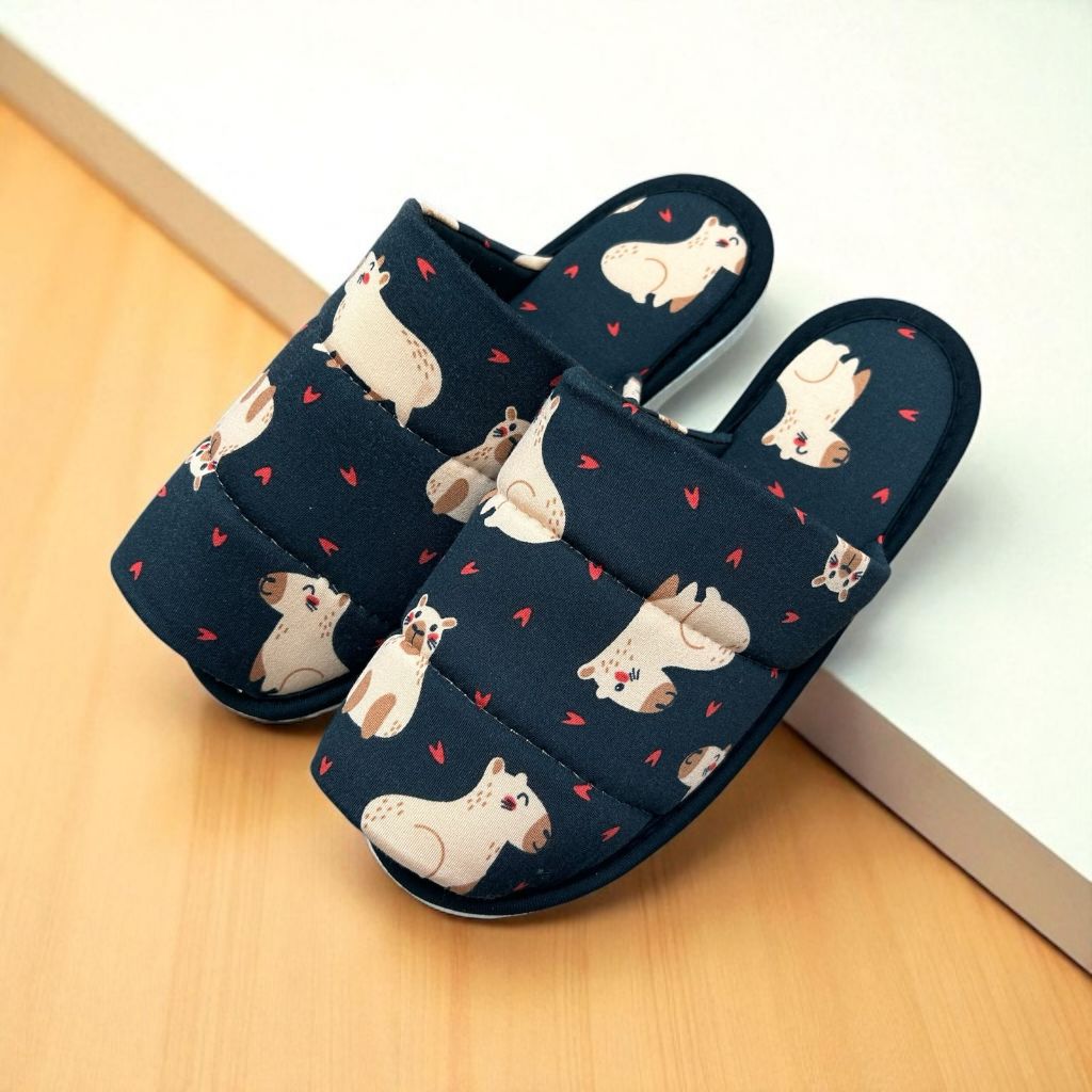 Pantufa chinelinho de dormir adulto estampas bichinhos personagens fofinhos quentinhos em Oferta na Shopee