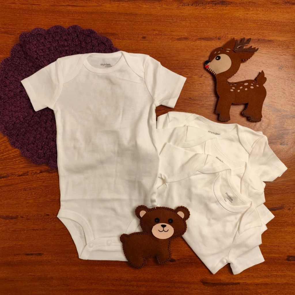 Body manga curta Simple Joys by Carter's - 12 meses