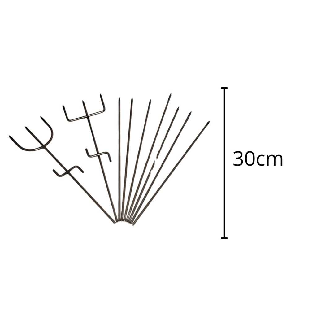 Garfo de Exu ou Pombo Gira ou Jogo de Ponteiras ARTESANAL 30cm Umbanda e Candomblé