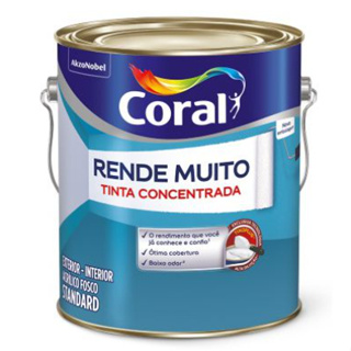 Tinta Coral Rende Muito Acrilica Standard 3,2l Escolha Sua Cor em Oferta na Shopee