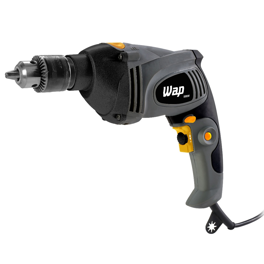 WAP Parafusadeira e Furadeira de Impacto 1/2" EFPI-1000, Empunhadura Emborracha, Maleta, 1000W