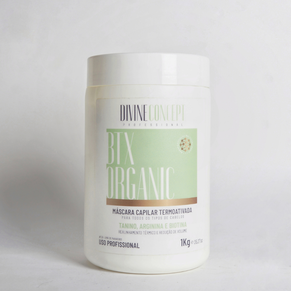Máscara Redutora de Volume BTX Organic Profissional Divine Organic